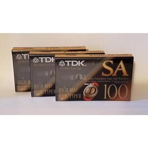 TDK SA-100 High Bias Mini Discs - Pack of 3